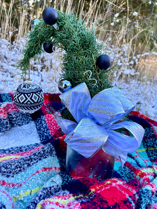 Grinch-y Whoville Tabletop Christmas Trees