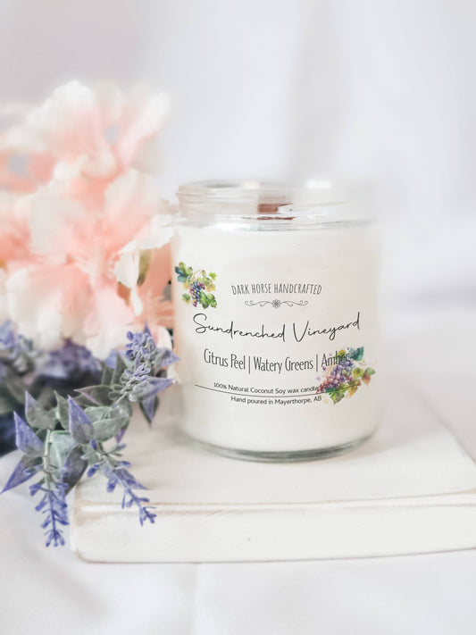 Sundrenched Vineyard - Scented Soy Candle