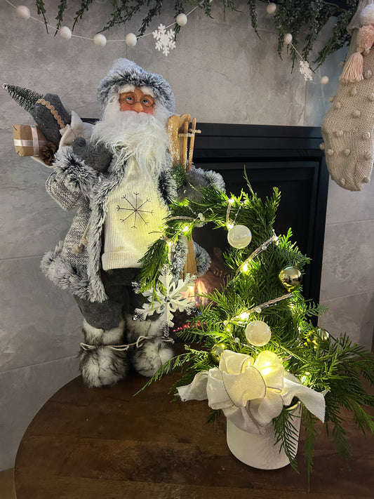 Grinch-y Whoville Tabletop Christmas Trees