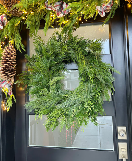 Mixed Holiday Wreaths